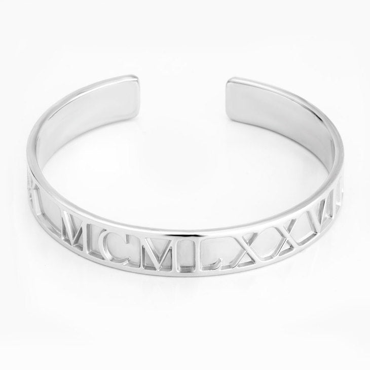 Roman Numeral Bracelet Personalized