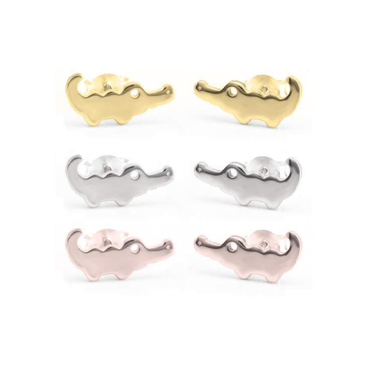 Baby Alligator Earrings
