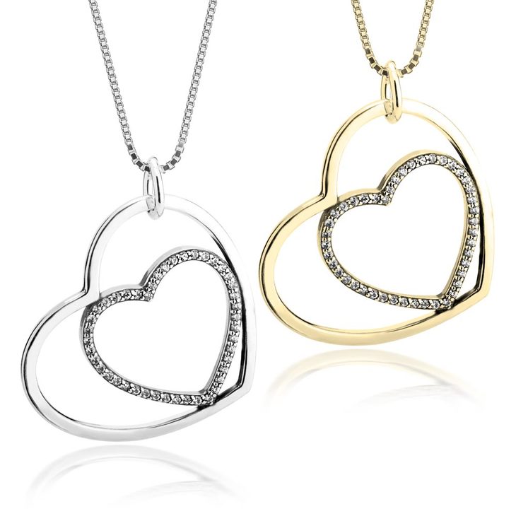 Heart In Heart Necklace