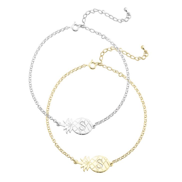 Charm Anklet with Pineapple