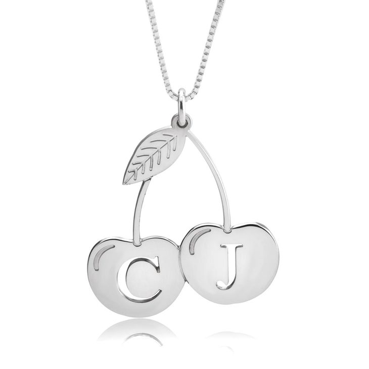 Personalized Cherry Necklace