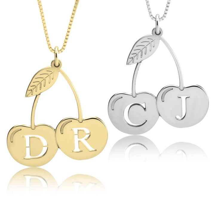 Personalized Cherry Necklace