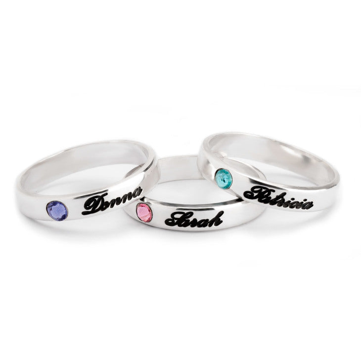 Birthstone Rings For Mom