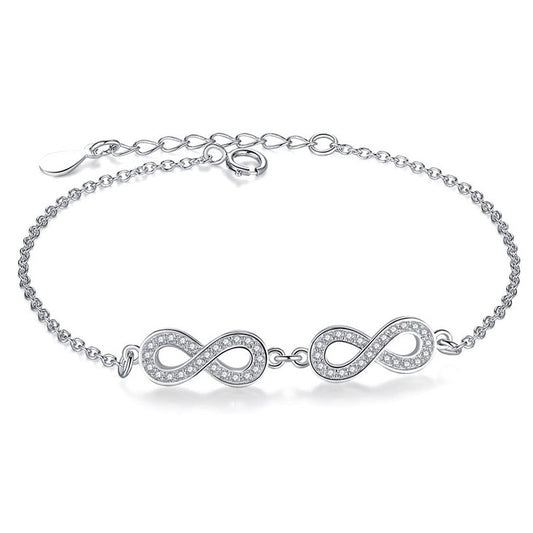 Double Infinity Symbol Bracelet