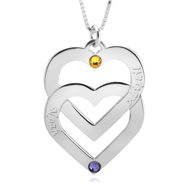Double Heart Necklace