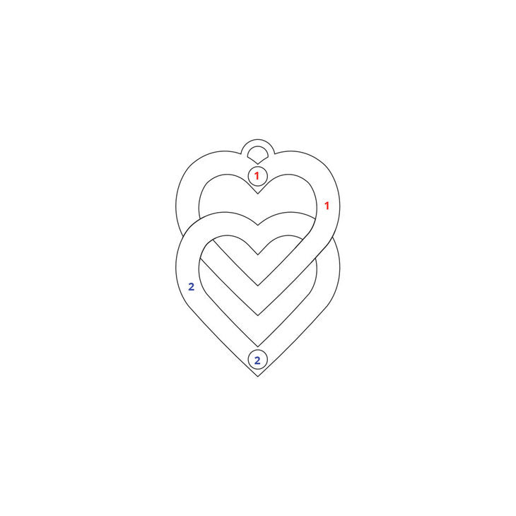 Double Heart Necklace