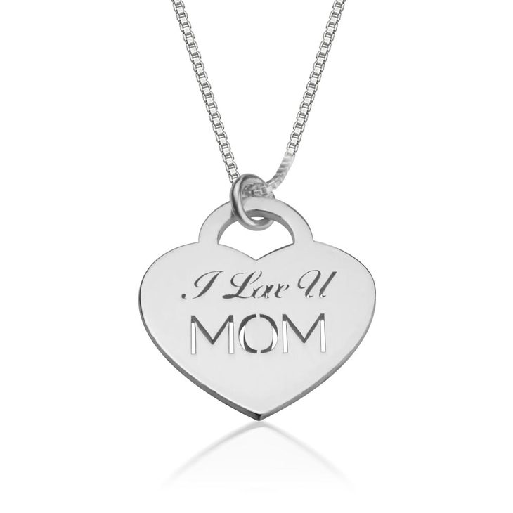 I Love You Mom Necklace