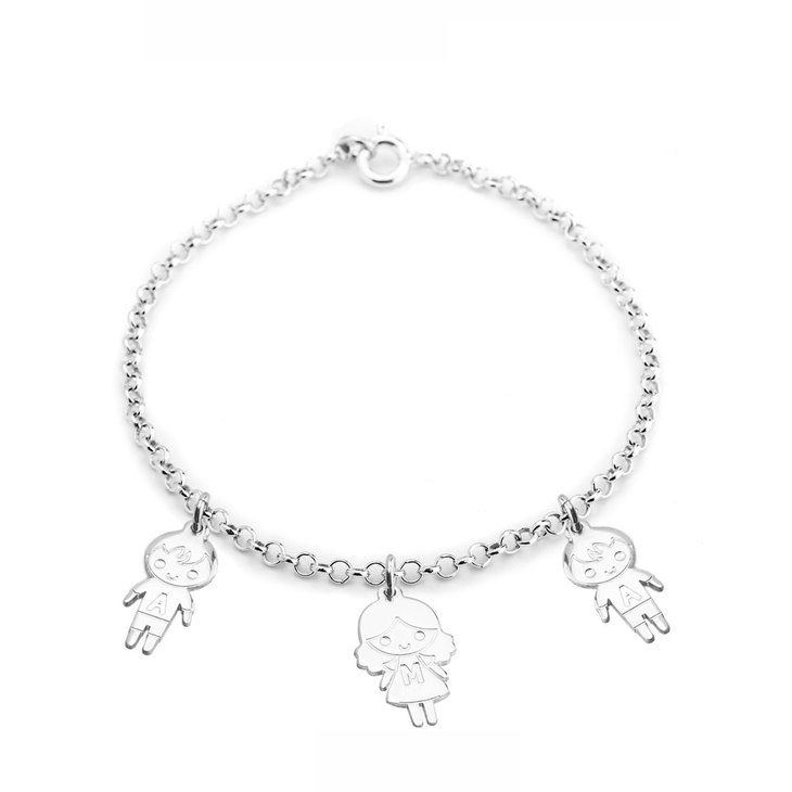Mother? Bracelet with Boy & Girls Charms
