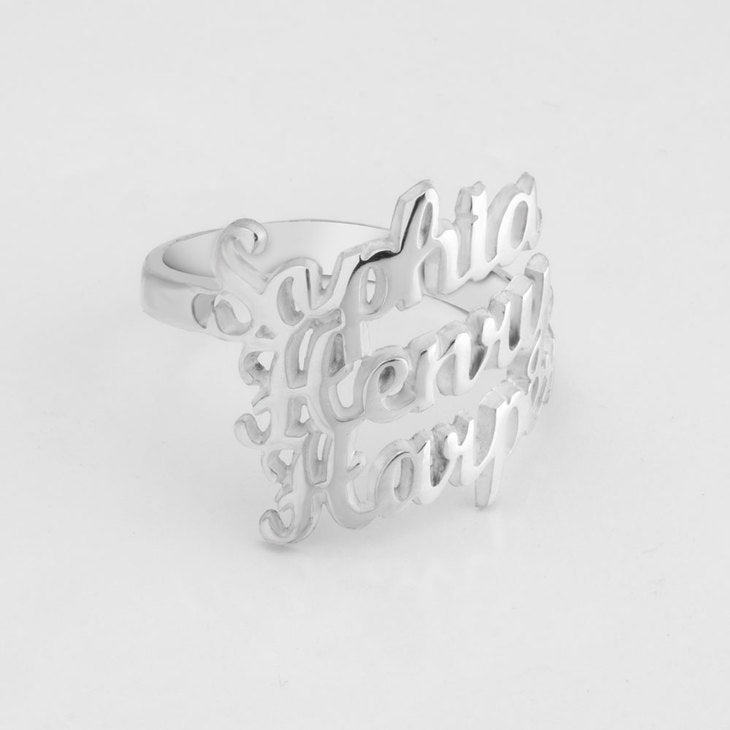 Personalized Name Rings
