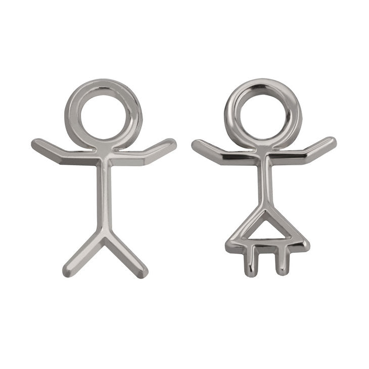 Stick Figure Necklace