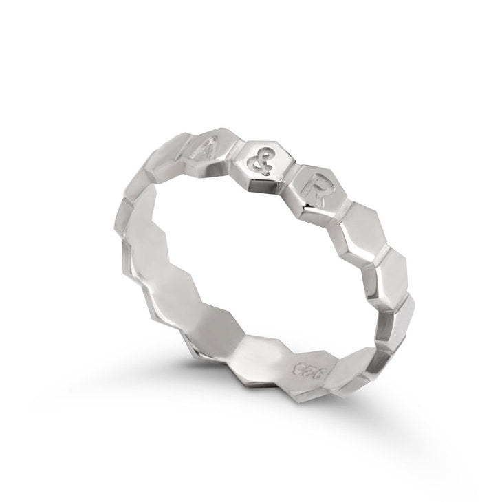 Personalized Honeycomb Ring