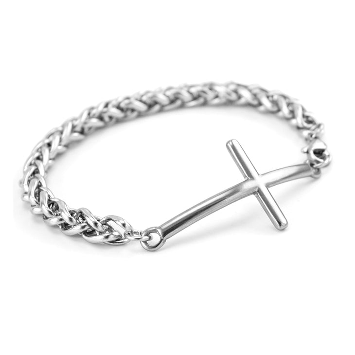 Mens Cross Bracelet