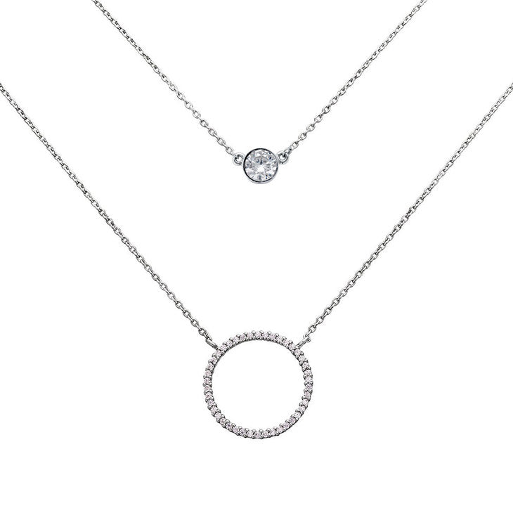Layered Circle Necklace