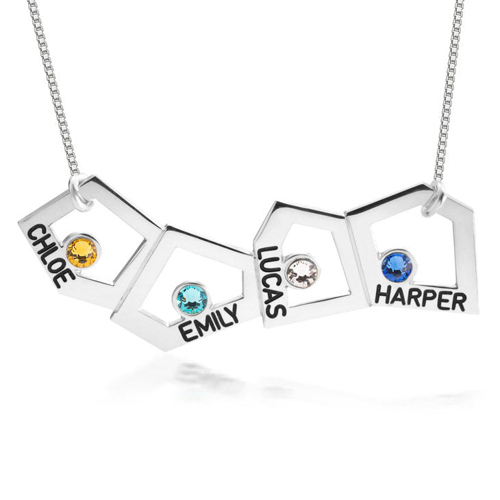 Geometric Mother Necklace