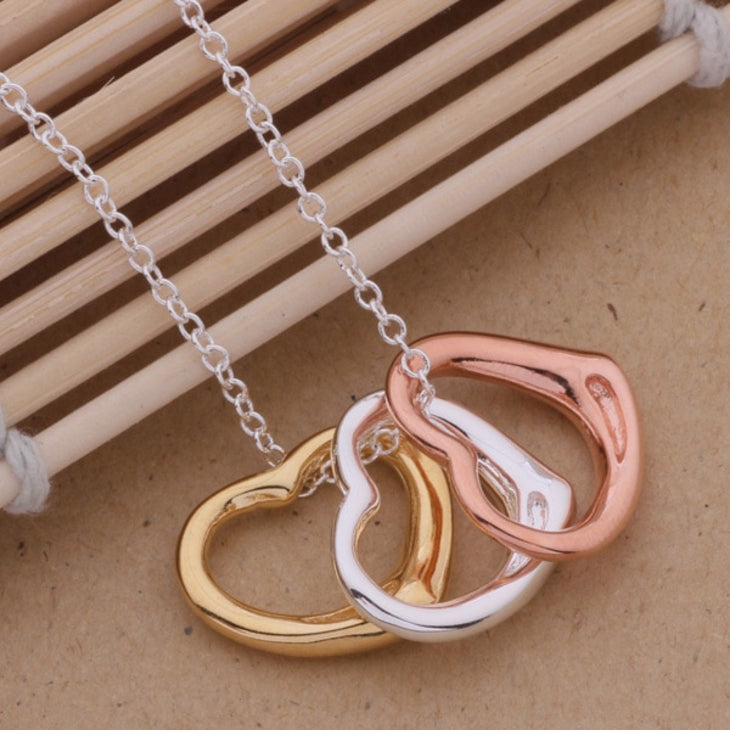 3 Heart Necklace