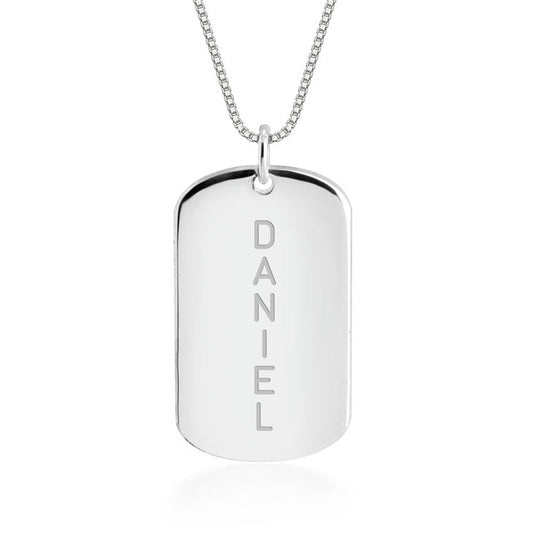 Personalized Name Bar Necklace