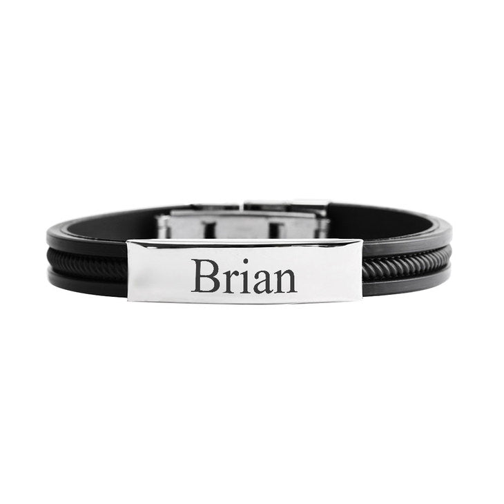 Engraved Bracelet for Men
