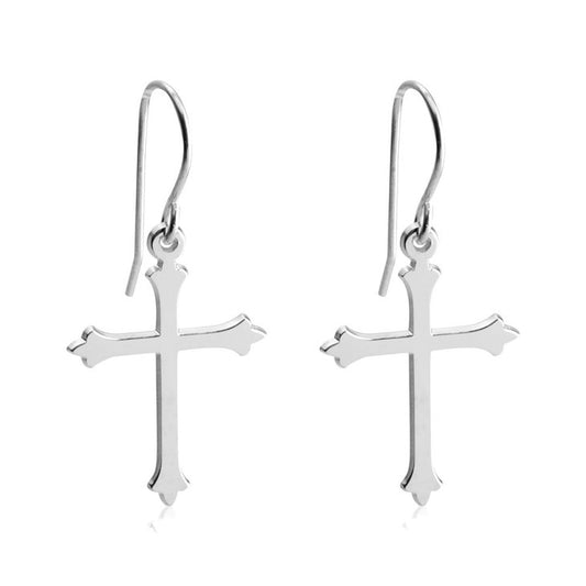 Gothic Cross Earrings