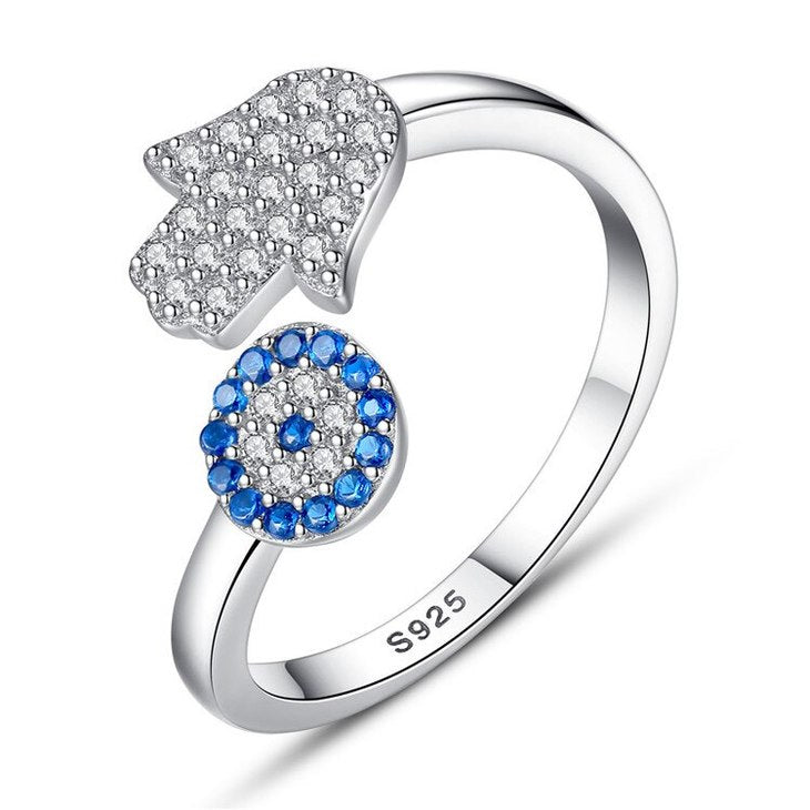 Hamsa - Evil Eye Ring