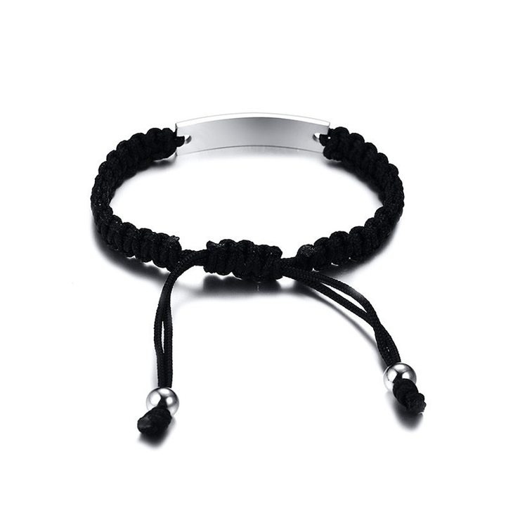 Men ID Braided Bracelet