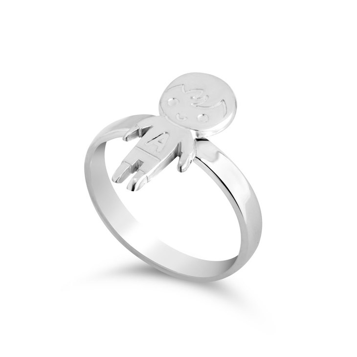 Child Ring with Initial