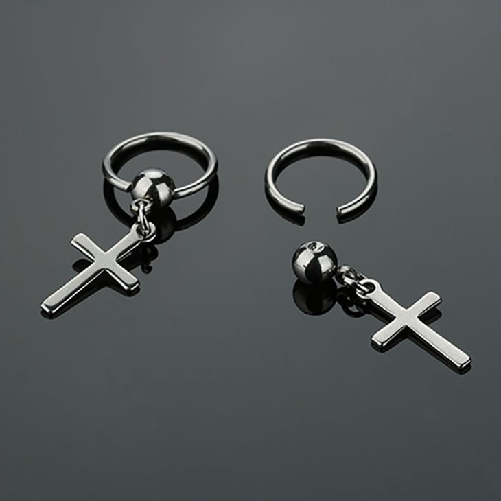 Dangle Cross Earrings