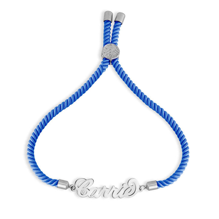 Personalized Cord Name Bracelet