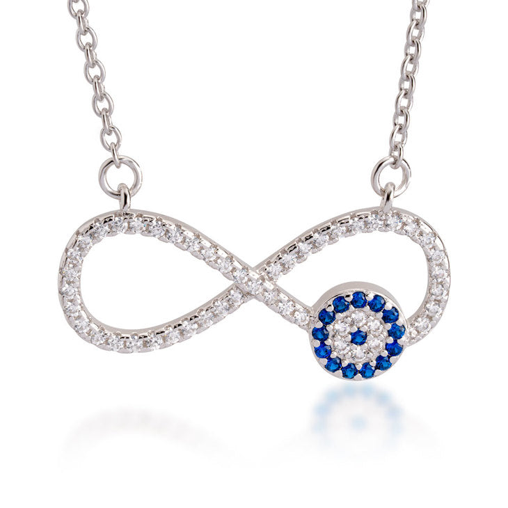Infinity Evil Eye Necklace