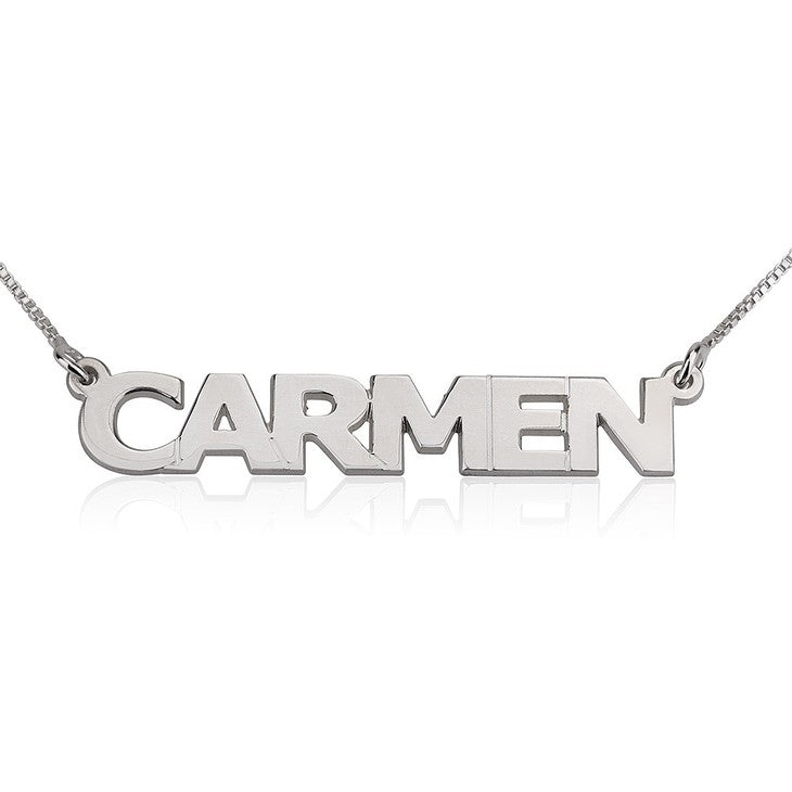 Capital Letters Name Necklace