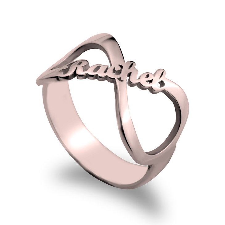 Personalized Infinity Name Ring