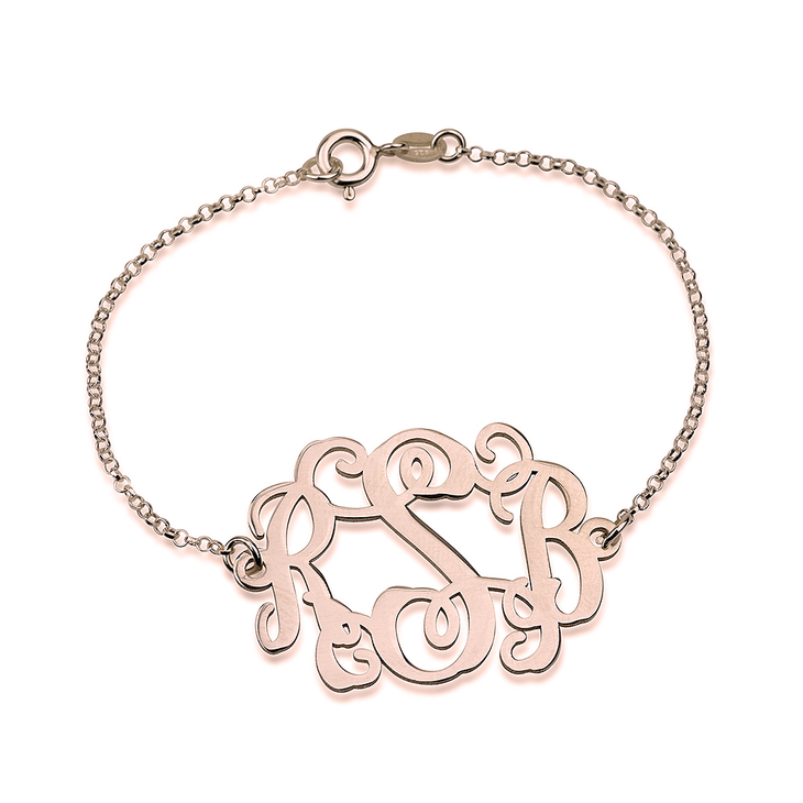 Round Monogram Bracelet