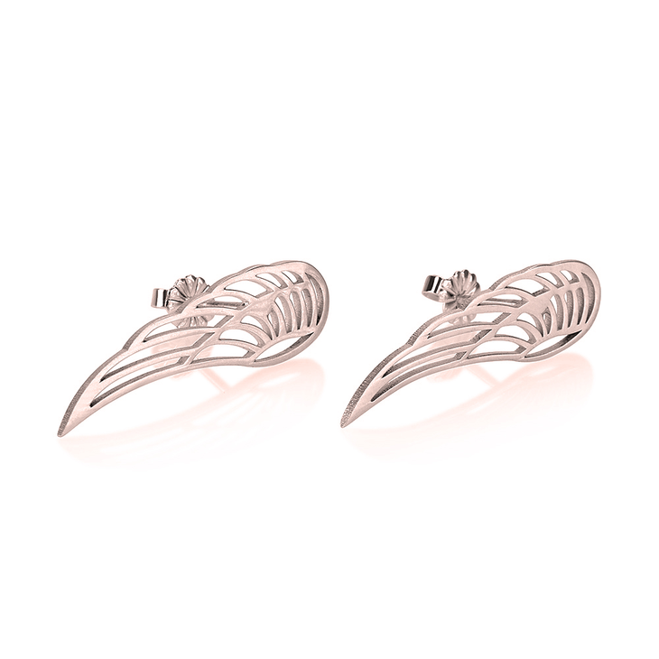 Angel Wing Stud Earrings