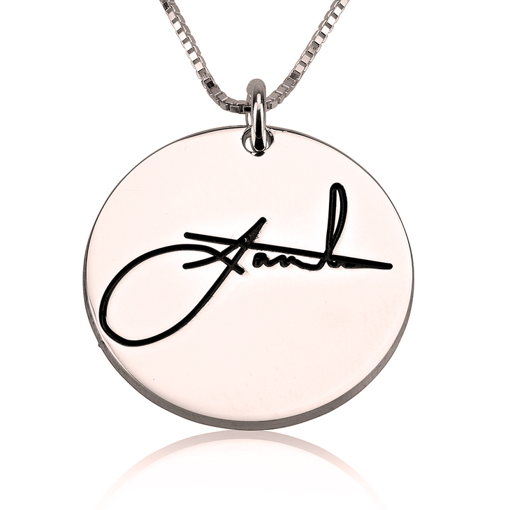 Circle Signature Necklace