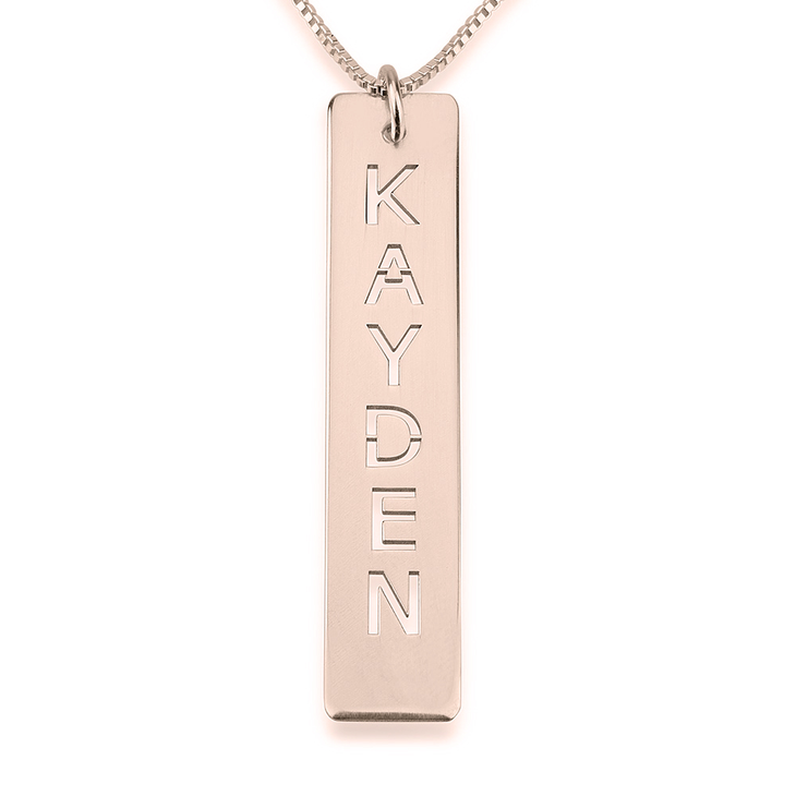 Bar Pendant Necklace