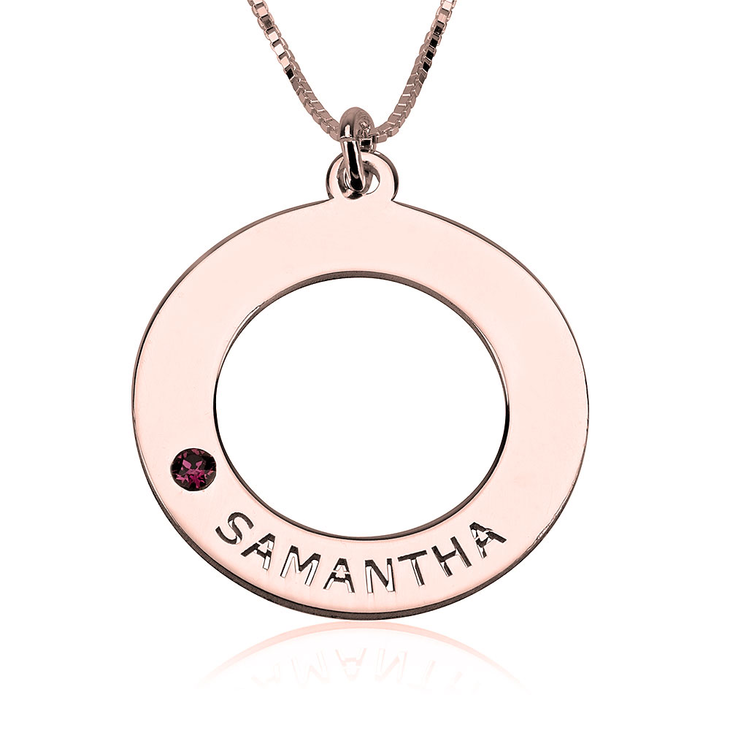 Family Birthstone Necklace