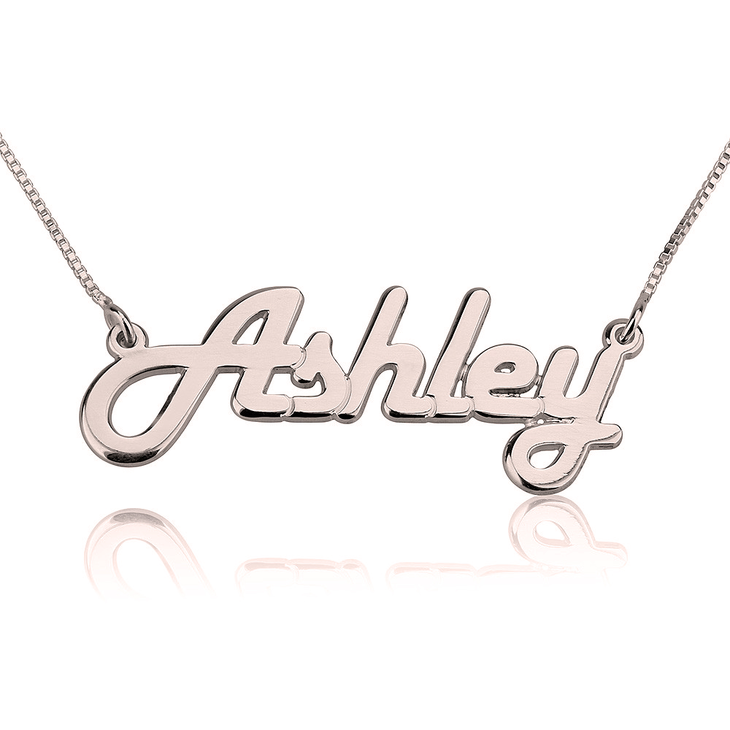 Retro Name Necklace