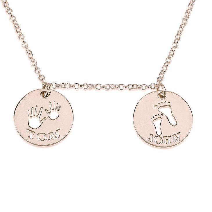 Mother's Necklace with Two Names
