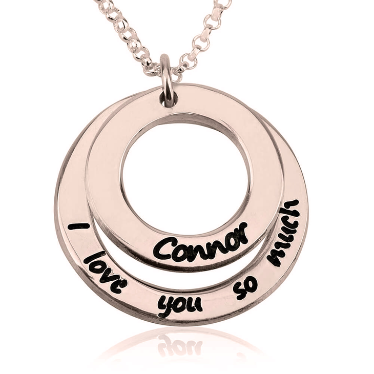 I Love You So Much Necklace with Name