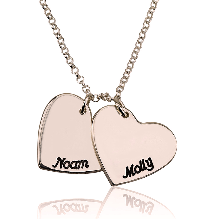 Two Hearts Necklace