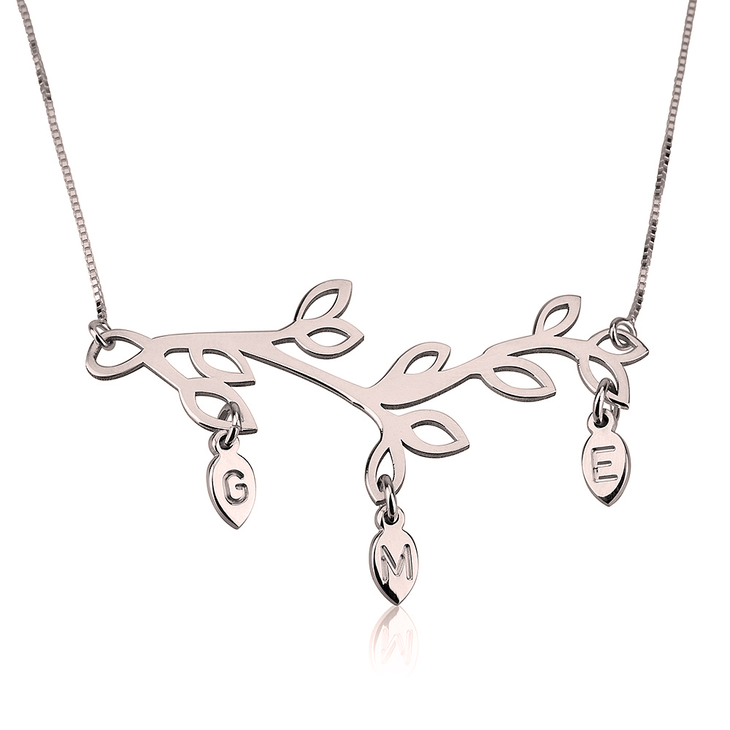 Mother`s Tree Branch Necklace
