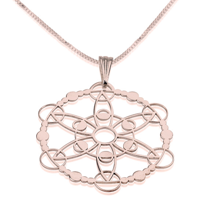 Crop Circle Necklace