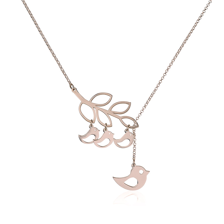 Bird Family Necklace