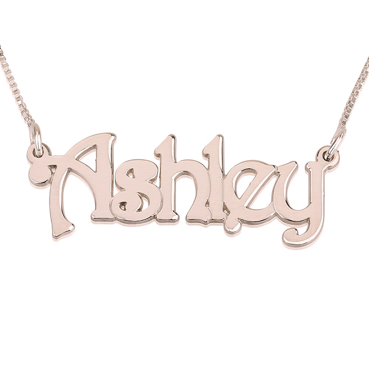 Steampunk Style Name Necklace