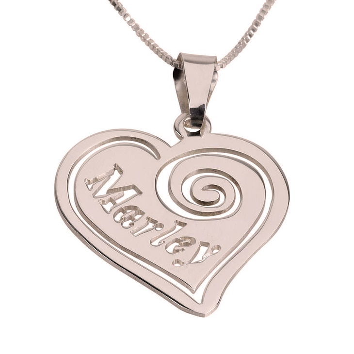 Heart Name Necklace
