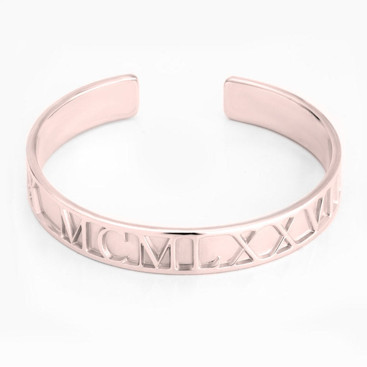Roman Numeral Bracelet Personalized