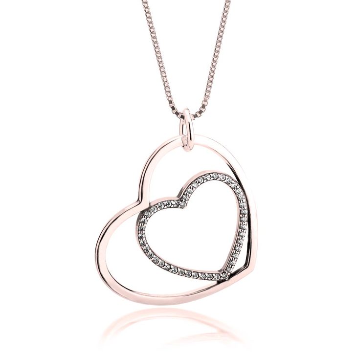Heart In Heart Necklace