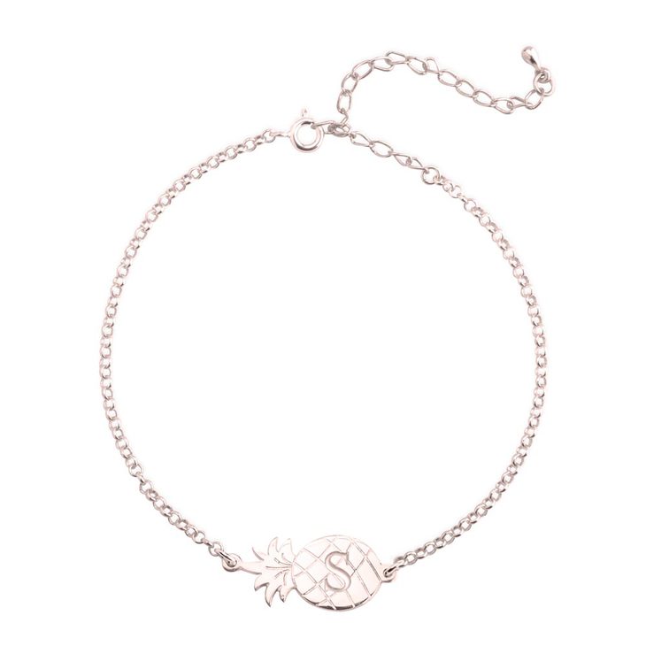 Charm Anklet with Pineapple