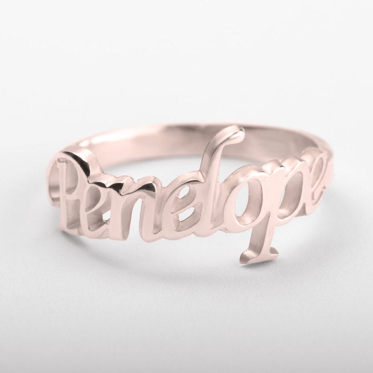 Personalized Name Ring