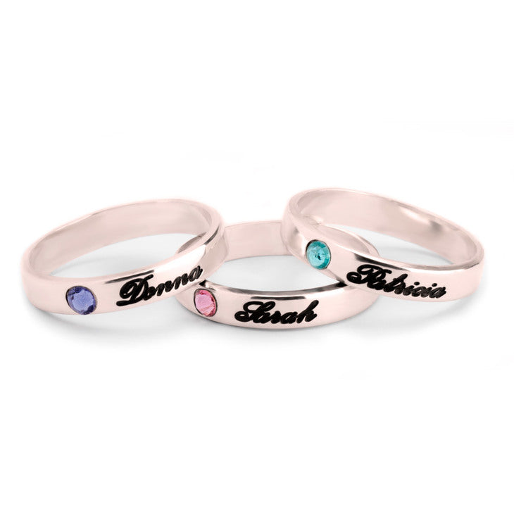 Birthstone Rings For Mom