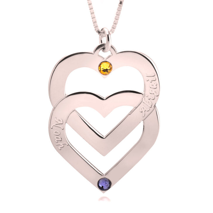 Double Heart Necklace